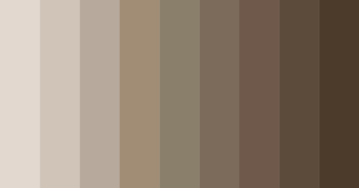 Download mushroom brown color palette PNG image (landscape)