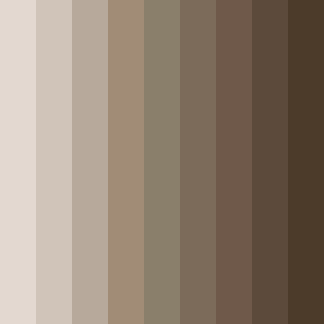Download mushroom brown color palette PNG image (square)