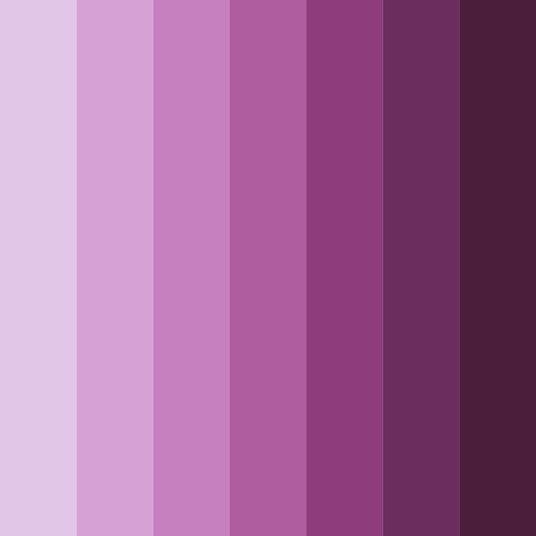 Download mystical violet dreams color palette PNG image (square)