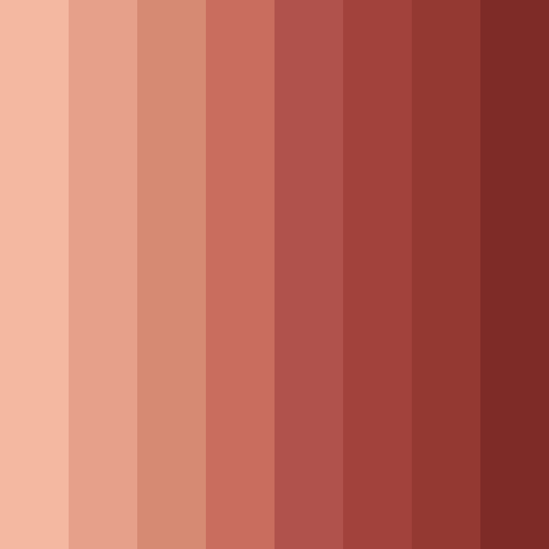 Download soft rust shades color palette PNG image (square)