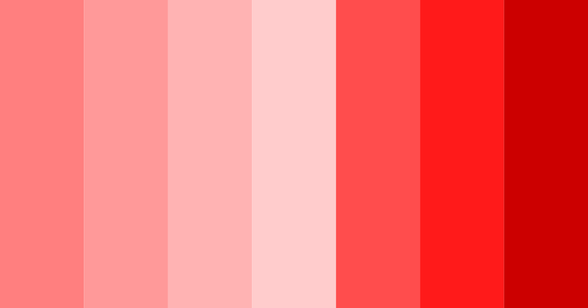 Download soft red color palette PNG image (landscape)