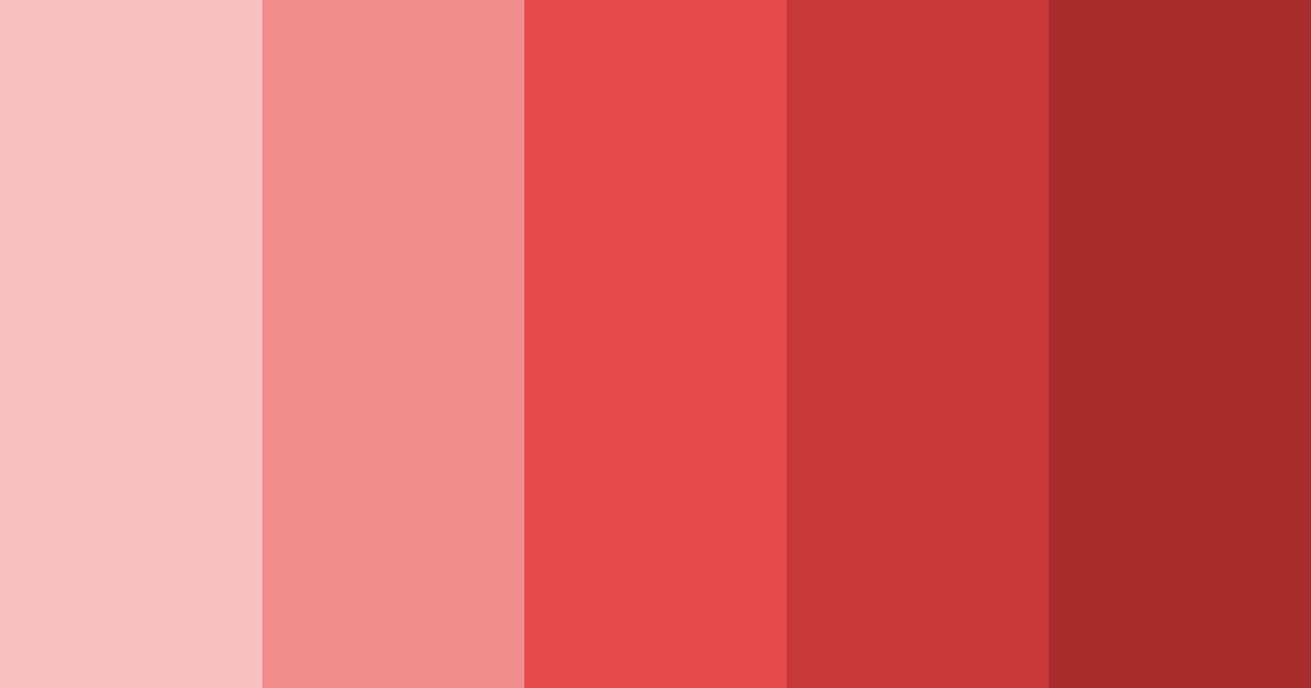 Download blushing tomatoe color palette PNG image (landscape)
