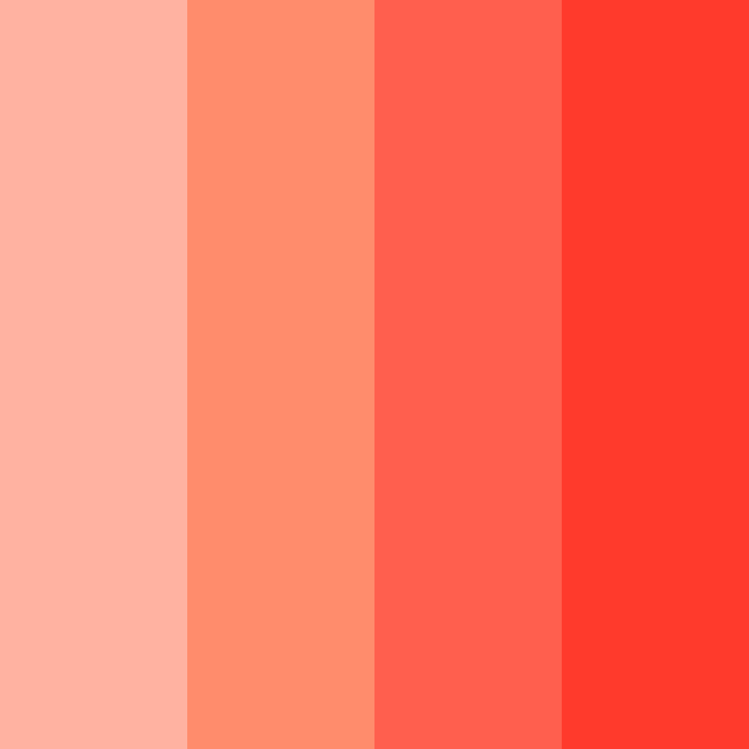 Download cantaloupe sunset color palette PNG image (square)