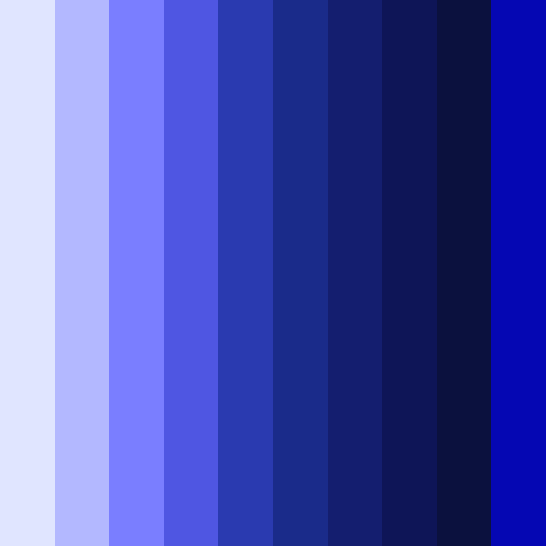 Download midnight symphony color palette PNG image (square)