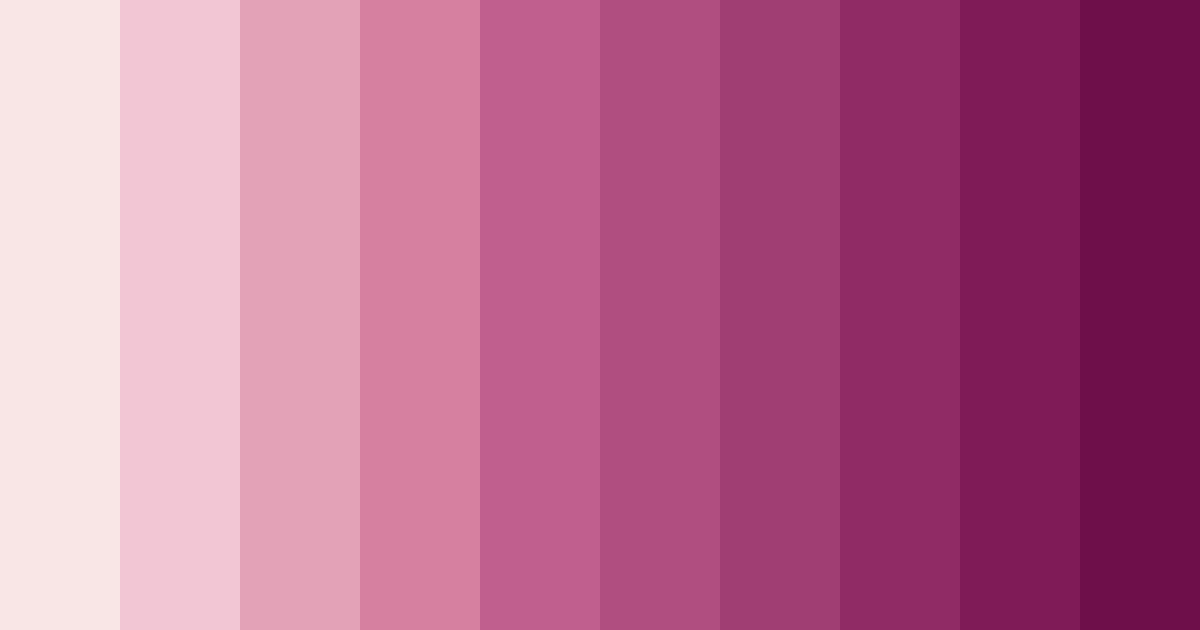 Download blushing blooms color palette PNG image (landscape)