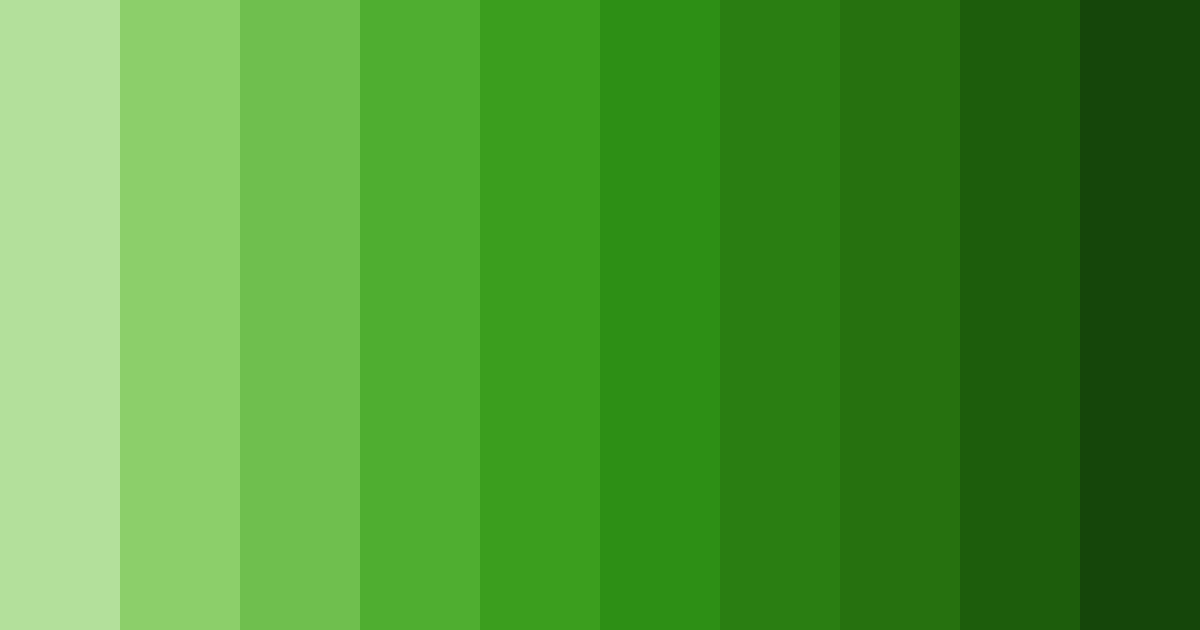 Download shades of green forest color palette PNG image (landscape)