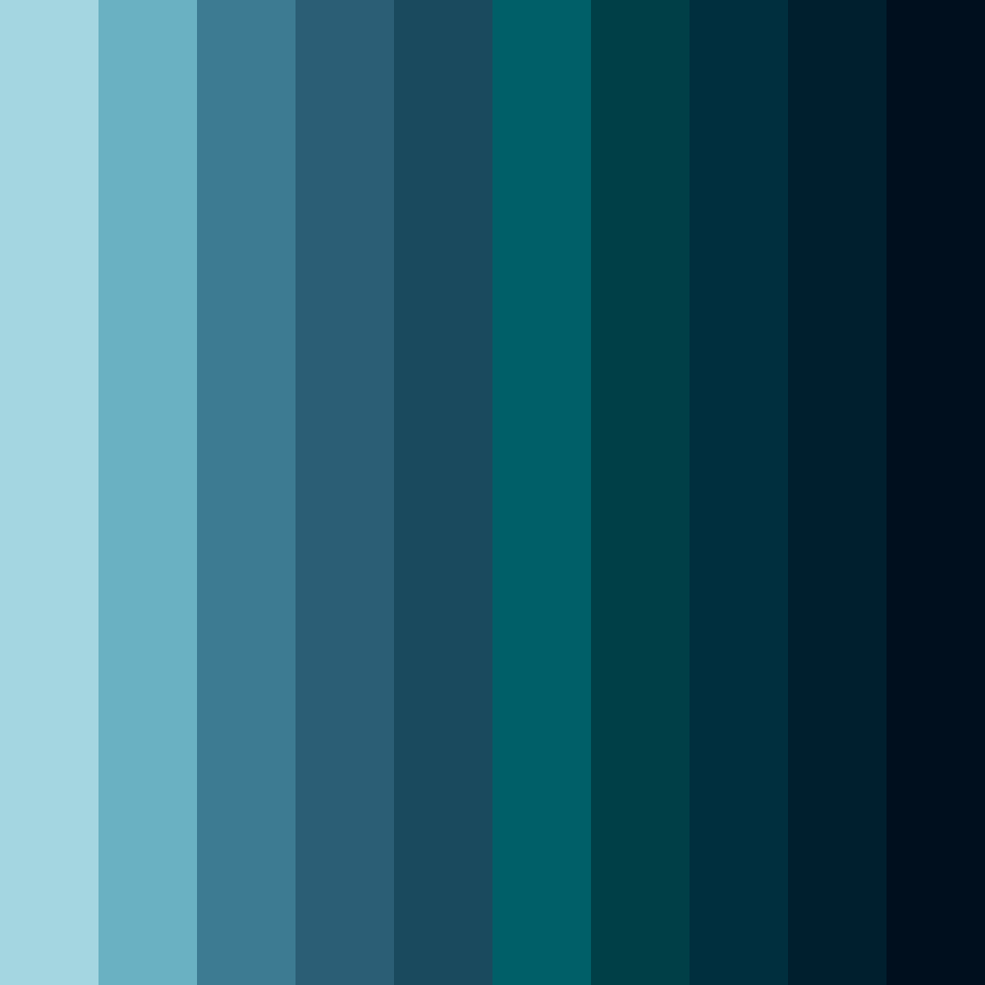 Download teal amulet color palette PNG image (square)