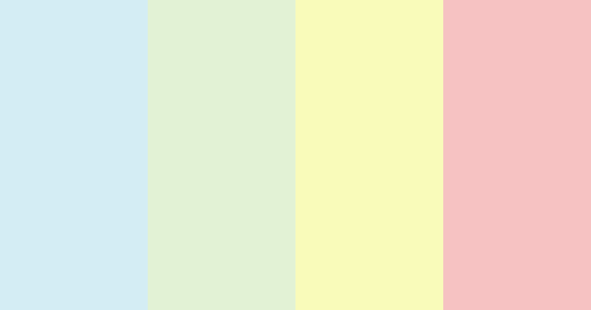 Download minty peach color palette PNG image (landscape)