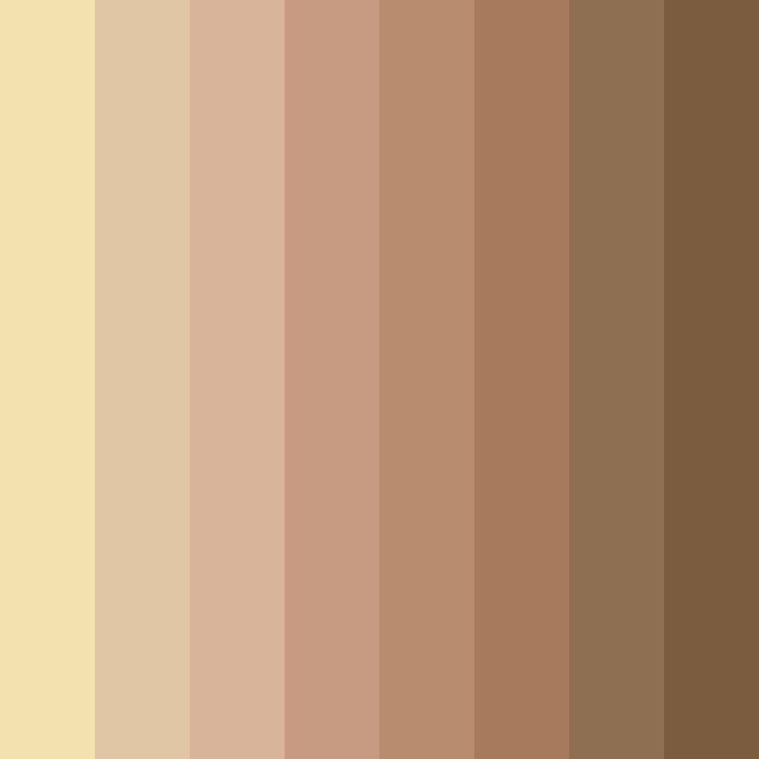 Download sands of serenity color palette PNG image (square)