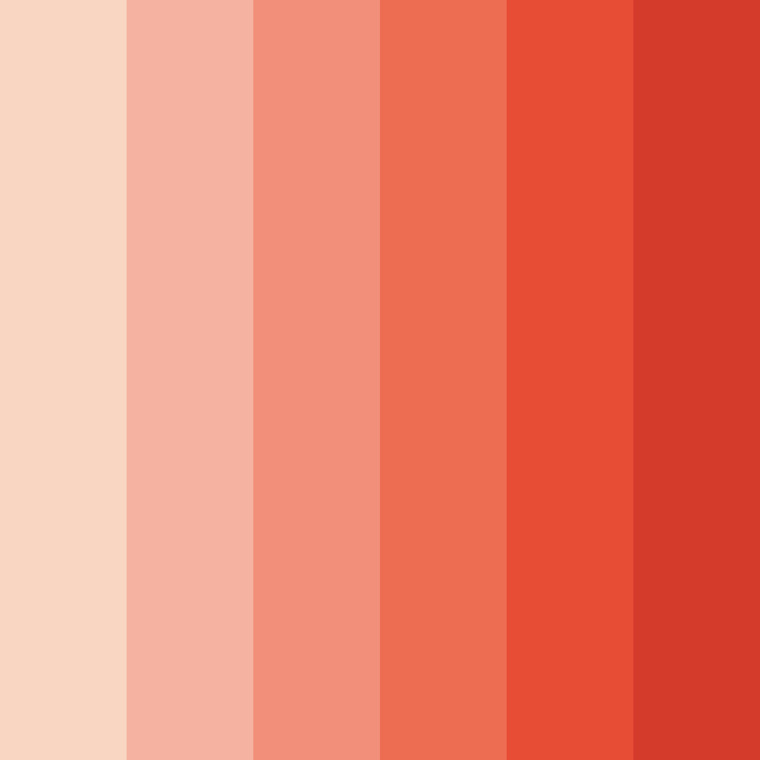 Download sunset blush color palette PNG image (square)