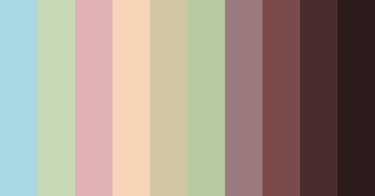 Download whimsical harvest color palette PNG image (landscape)