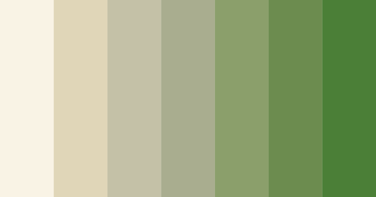Download green meadow color palette PNG image (landscape)