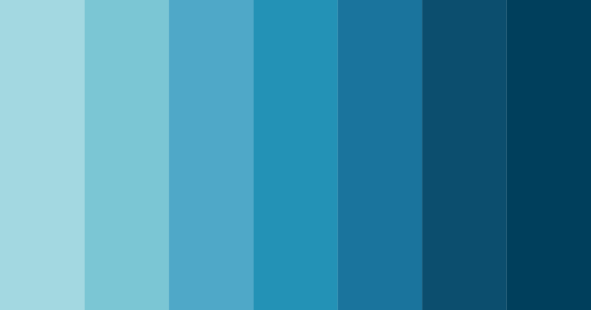 Download tidal serenade color palette PNG image (landscape)