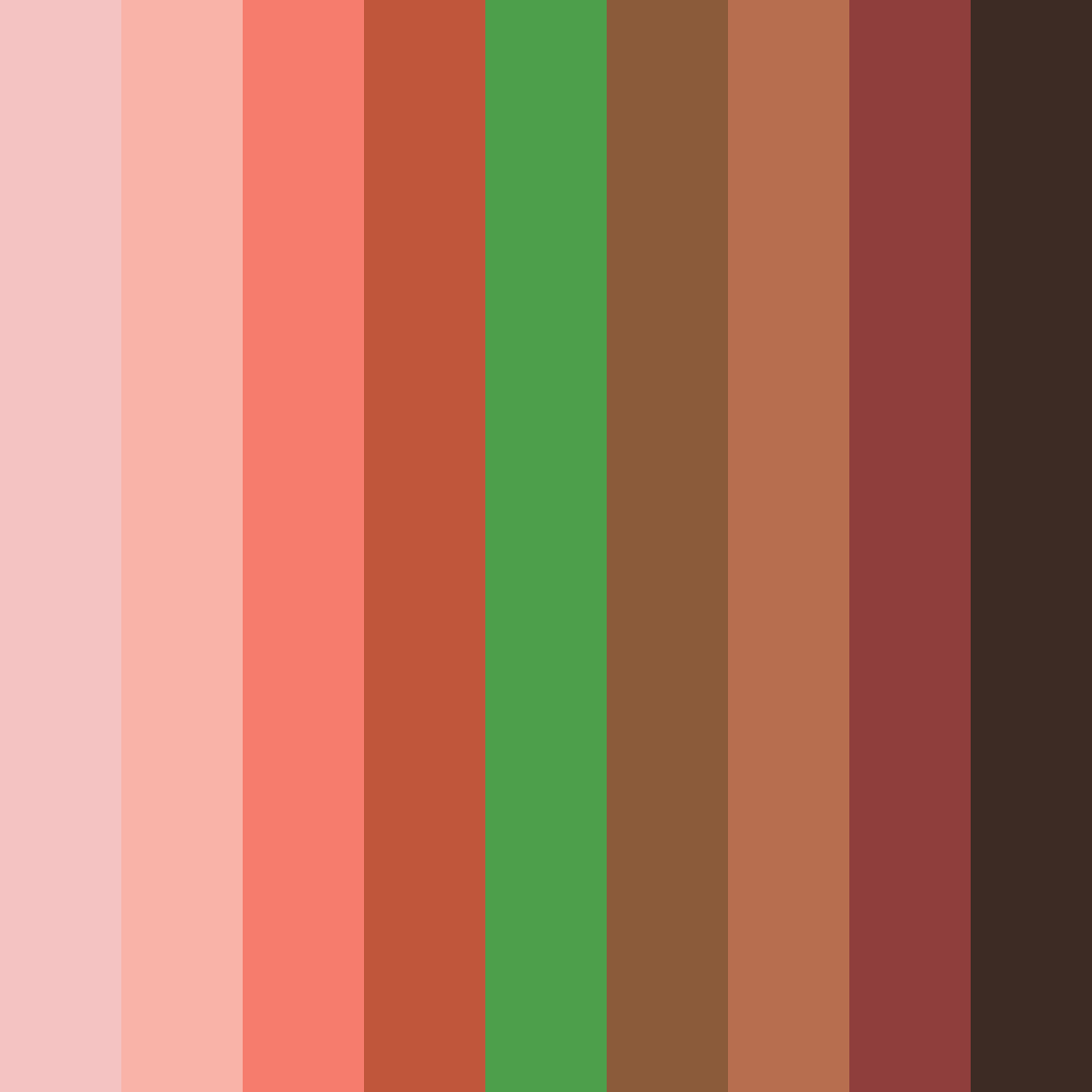 Download harvest harmony color palette PNG image (square)