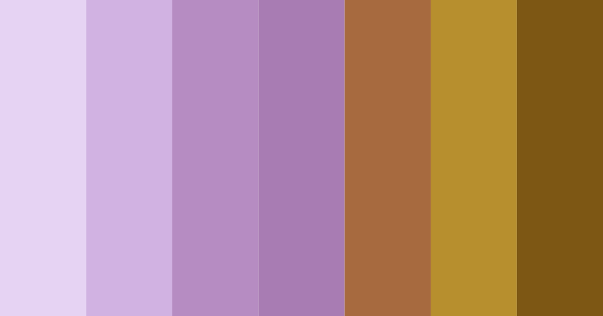 Download purple autumn gold color palette PNG image (landscape)