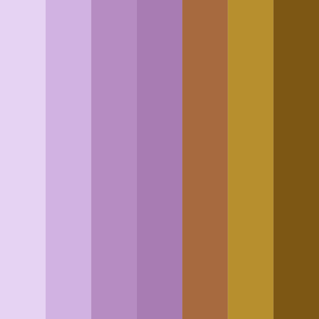 Download purple autumn gold color palette PNG image (square)