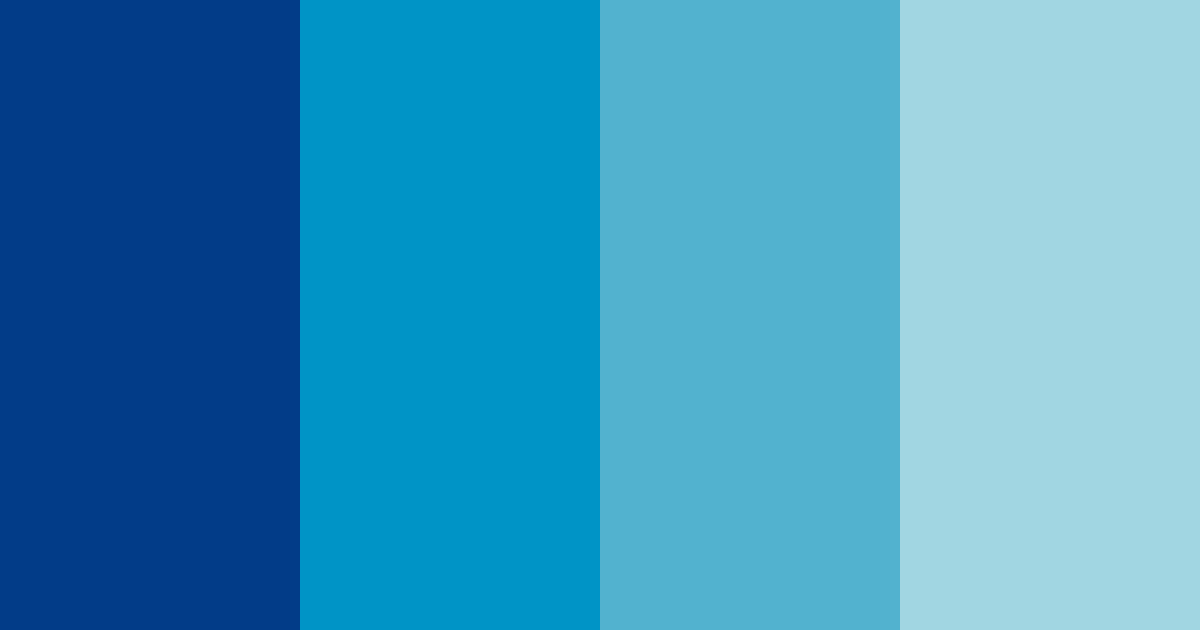 Download deep ocean blues color palette PNG image (landscape)