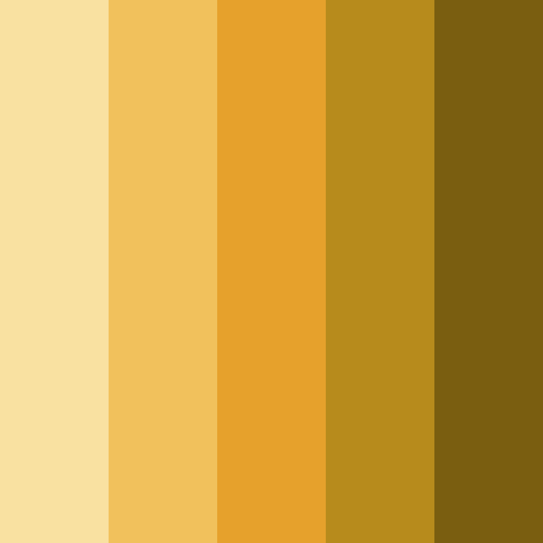 Download gold temple glow color palette PNG image (square)