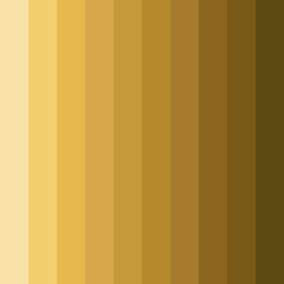 Download golden relics color palette PNG image (square)