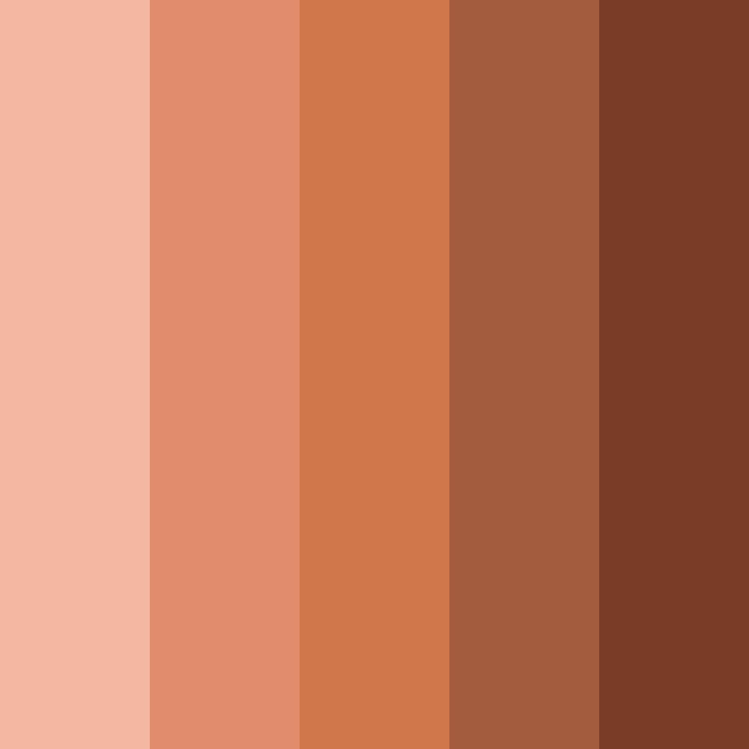 Download terra cotta dreamscape color palette PNG image (square)