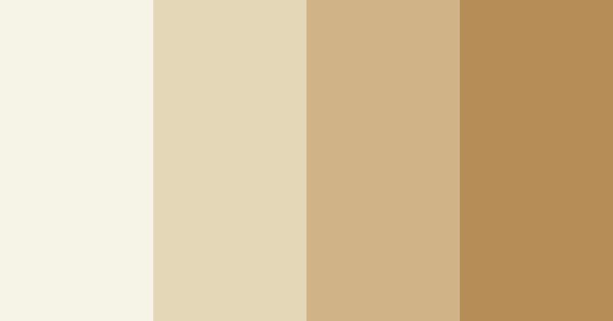 Download beige dream color palette PNG image (landscape)