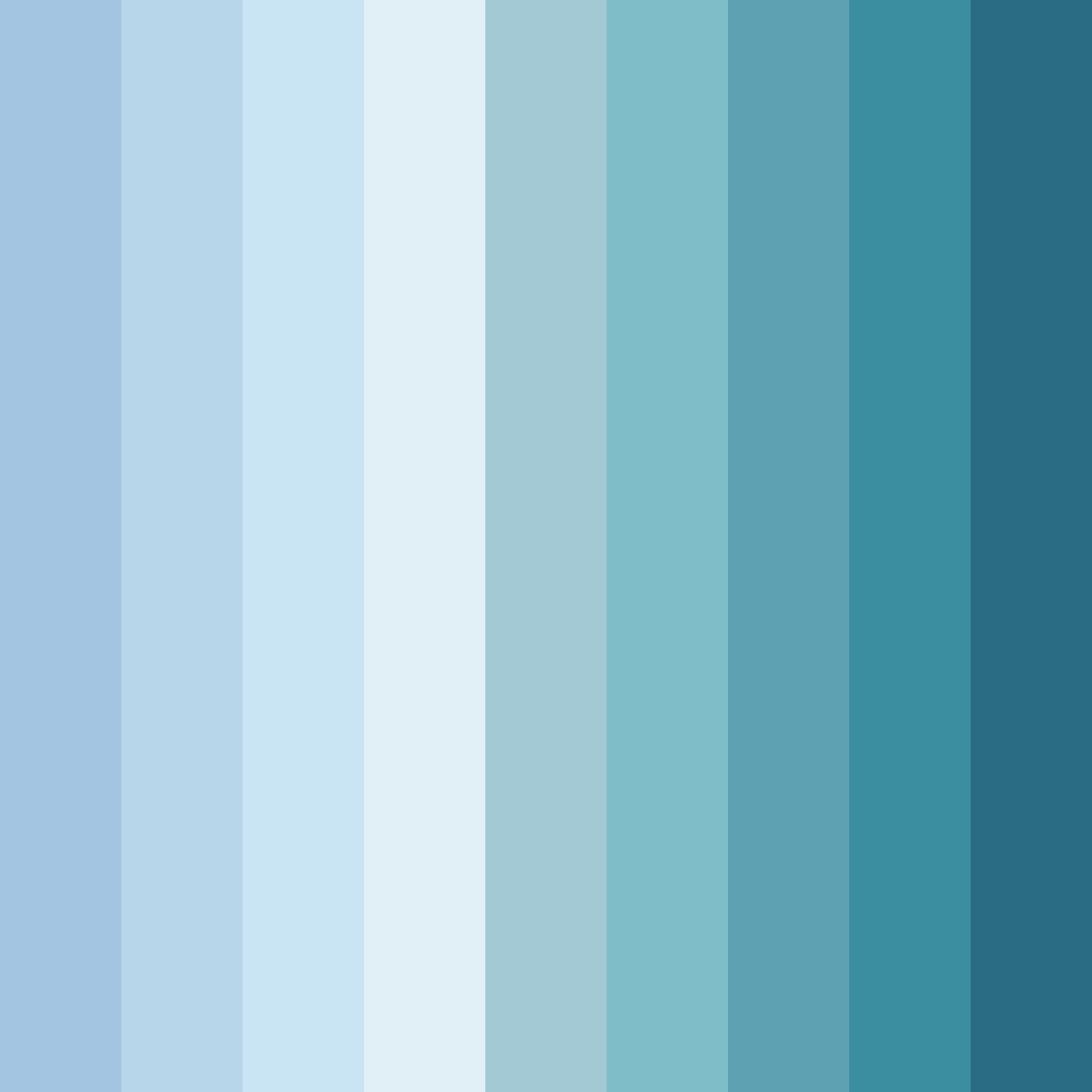 Download serenity by the sea color palette PNG image (square)