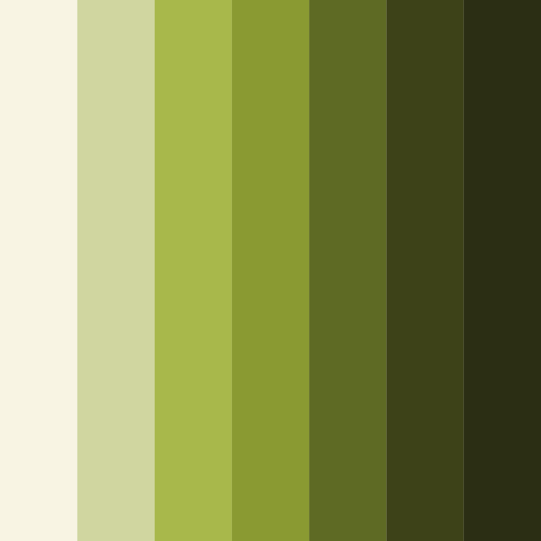Download olive cream color palette PNG image (square)