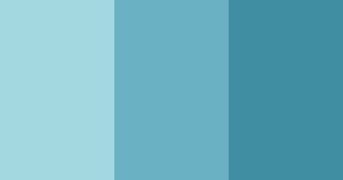 Download aqua harmony color palette PNG image (landscape)
