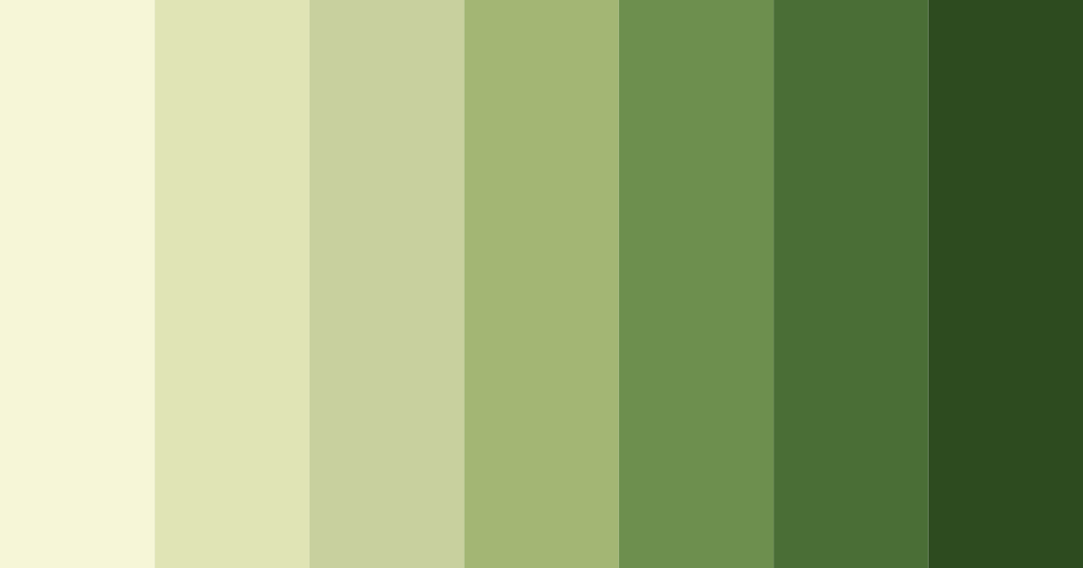 Download green serenity color palette PNG image (landscape)