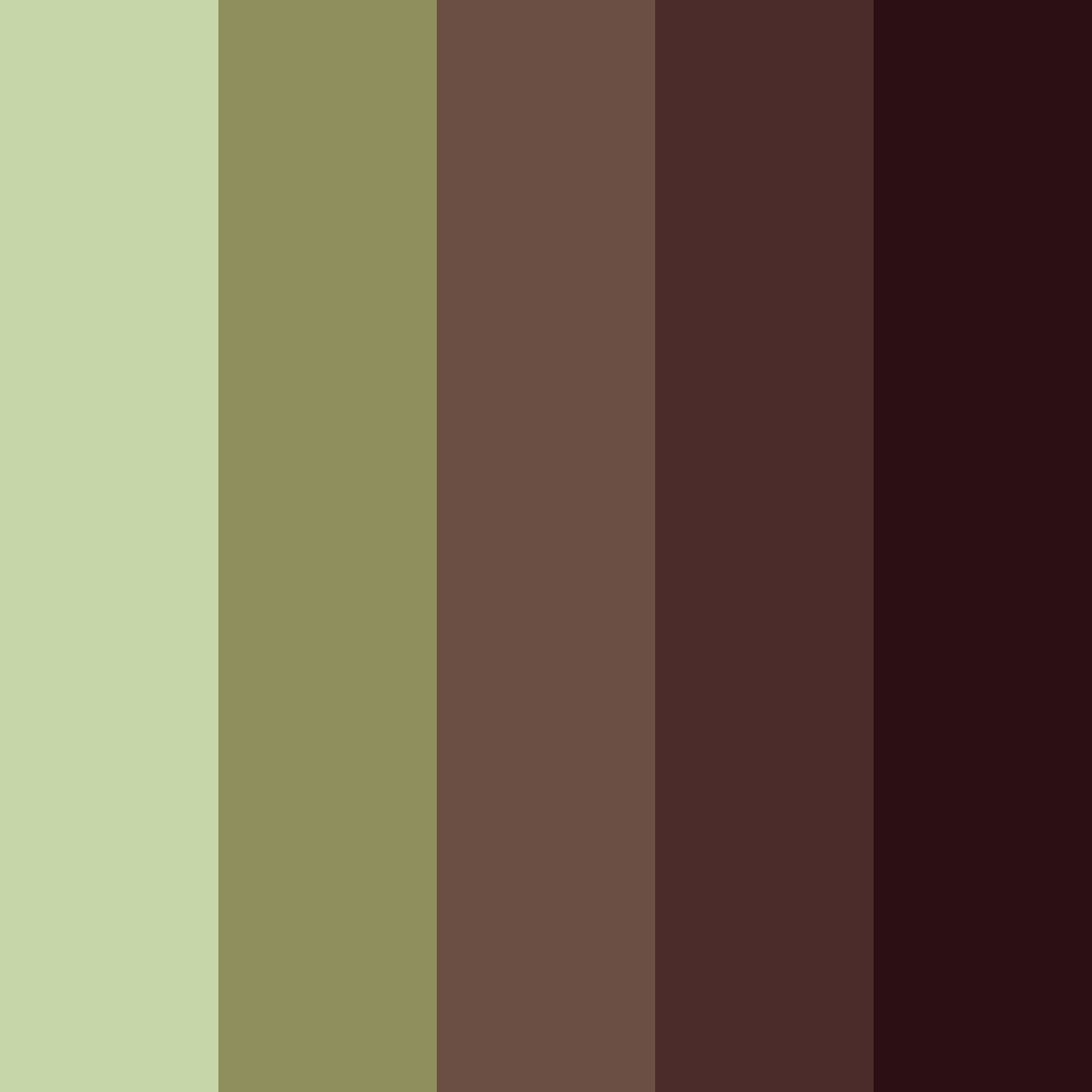 Download olive green elegance color palette PNG image (square)