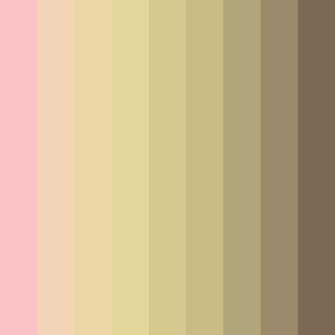 Download blossom meadow color palette PNG image (square)