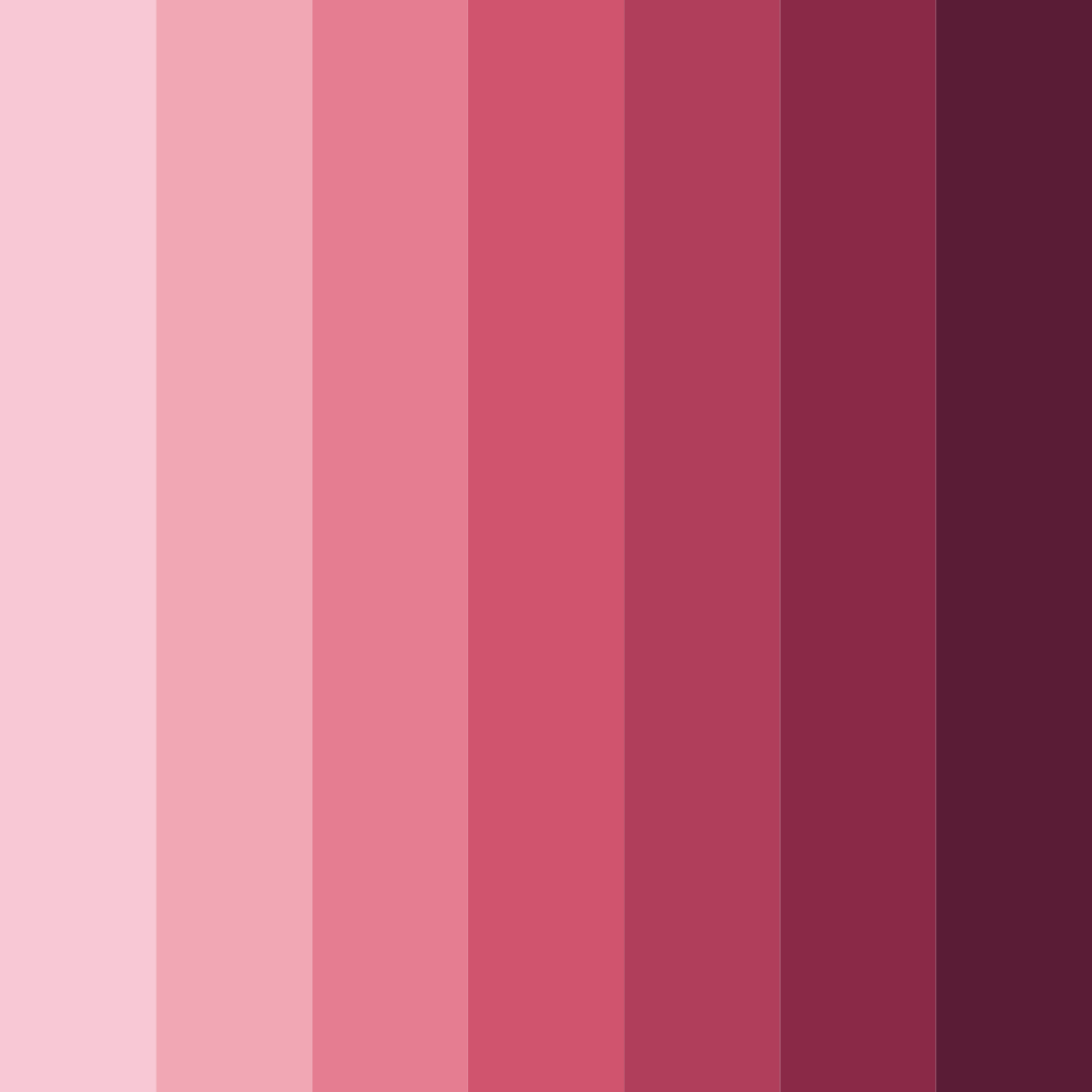 Download soft pink dream color palette PNG image (square)