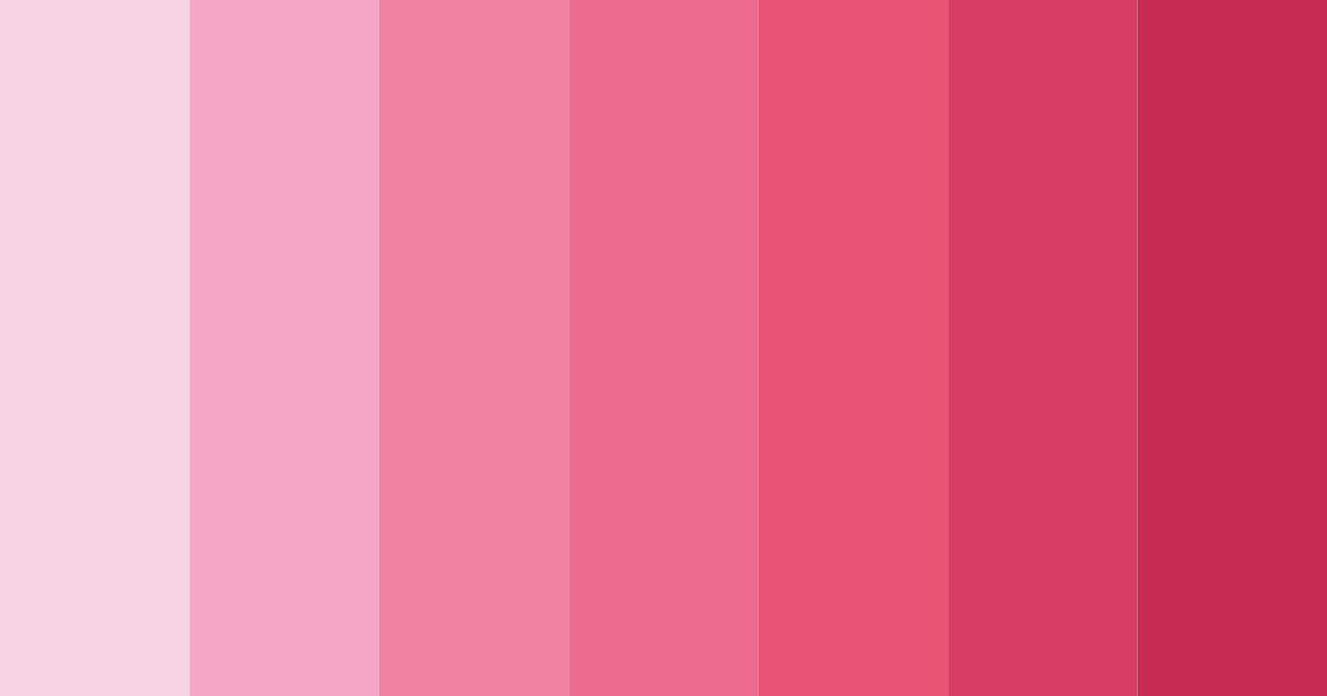 Download pink blossom color palette PNG image (landscape)