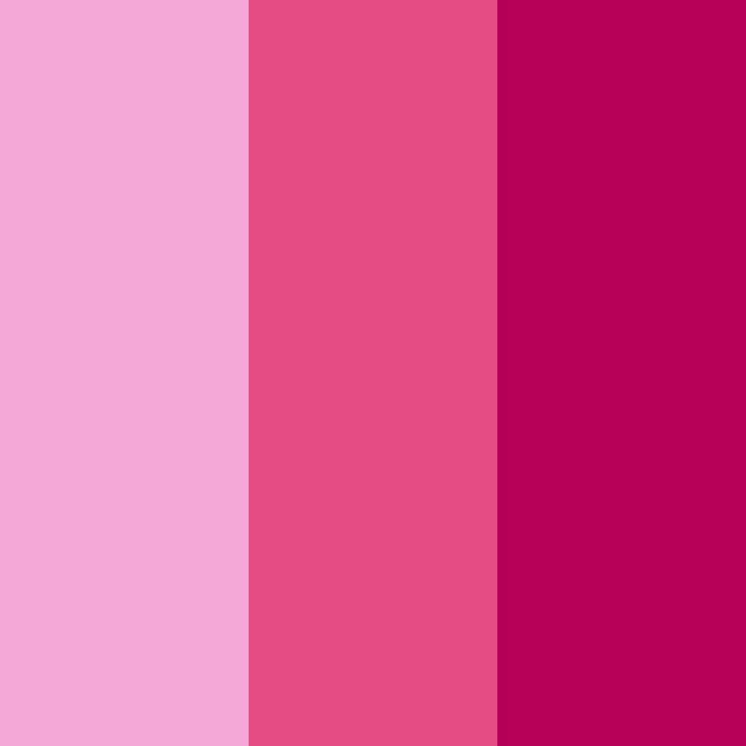 Download bright barbie pink color palette PNG image (square)