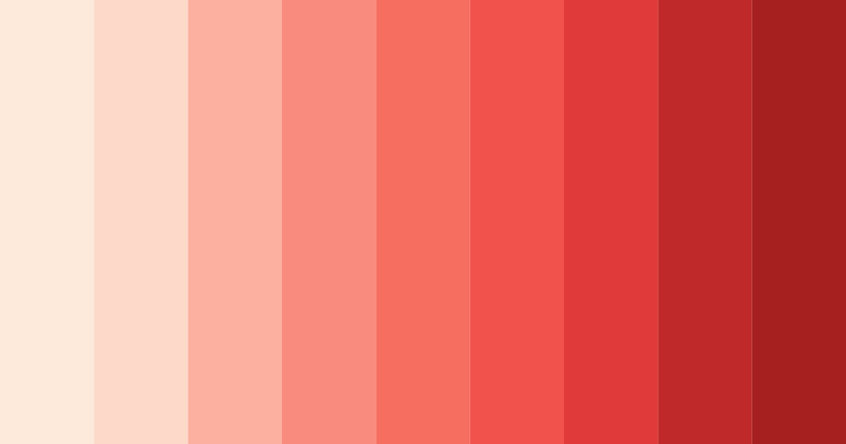 Download shades of pink color palette PNG image (landscape)