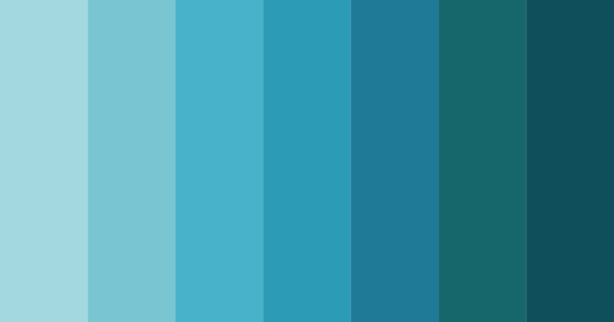 Download tropical blue color palette PNG image (landscape)