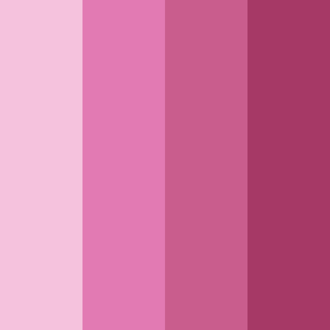 Download blushing bougainvillea color palette PNG image (square)