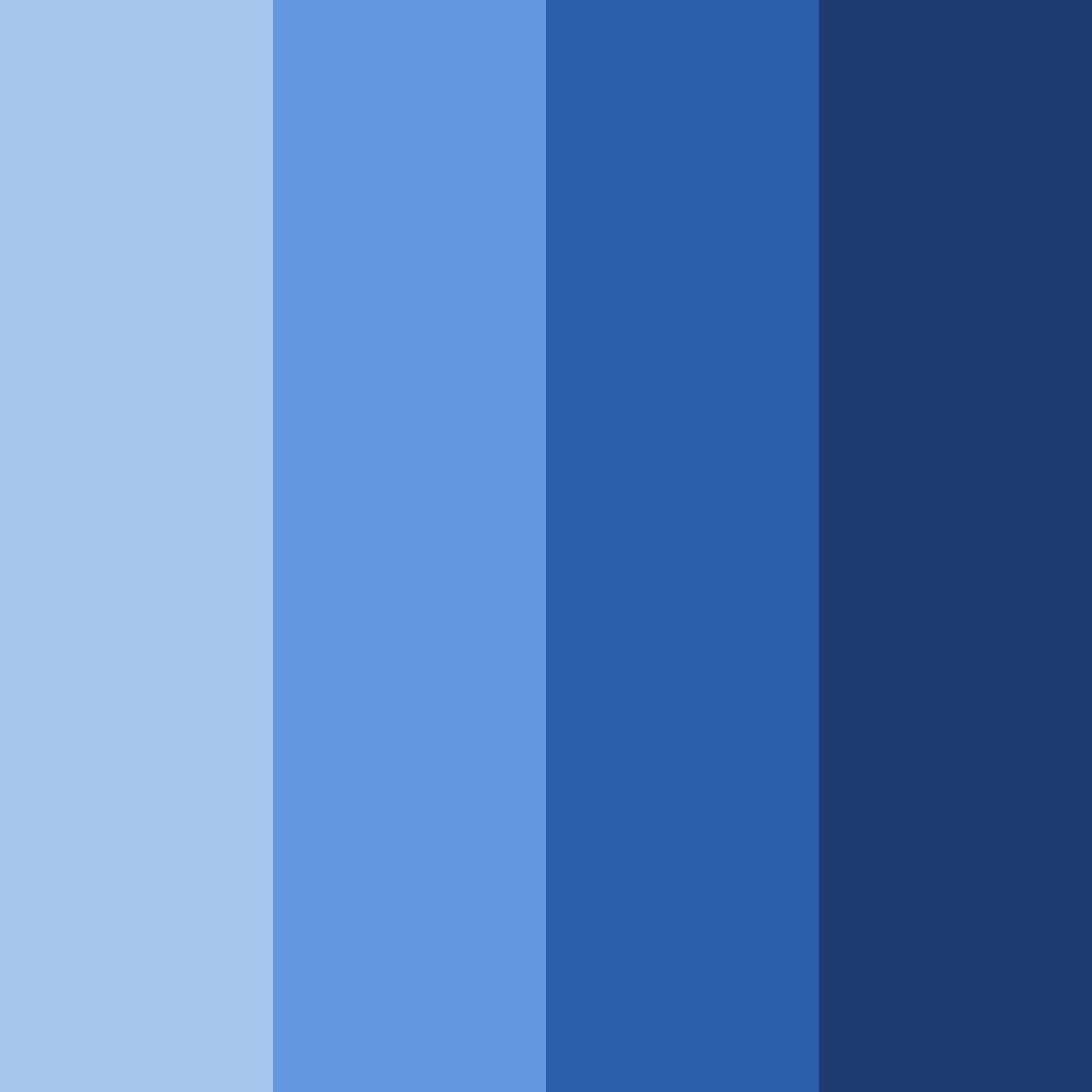 Download serenade in blue color palette PNG image (square)