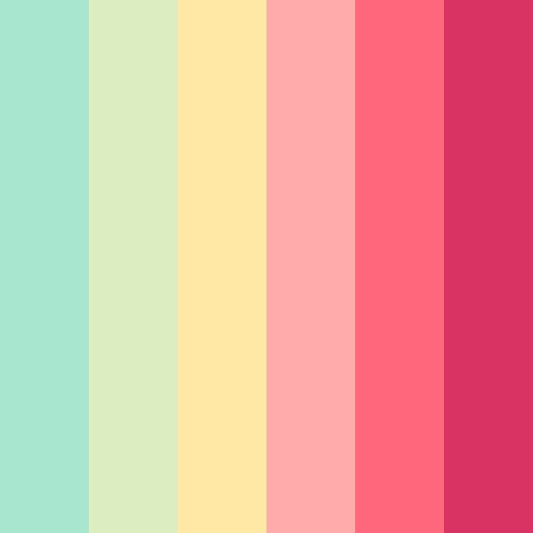 Download island breeze bliss color palette PNG image (square)
