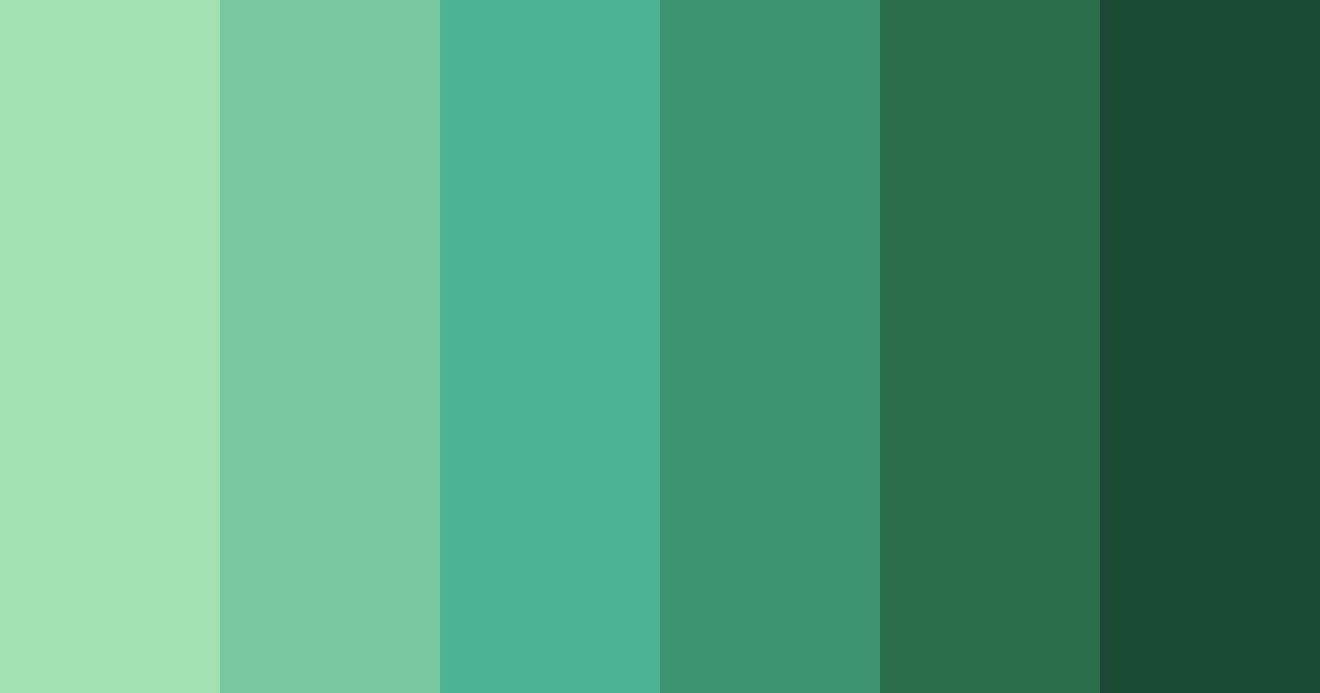 Download green fairy forest color palette PNG image (landscape)