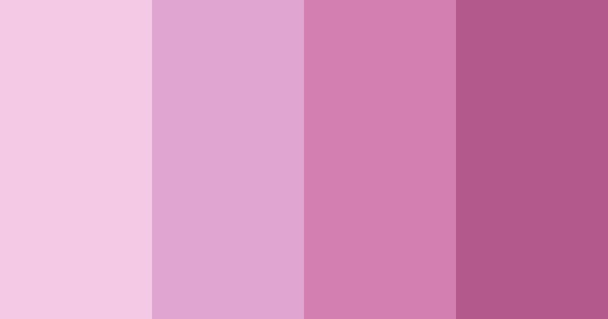 Download blushing twilight color palette PNG image (landscape)