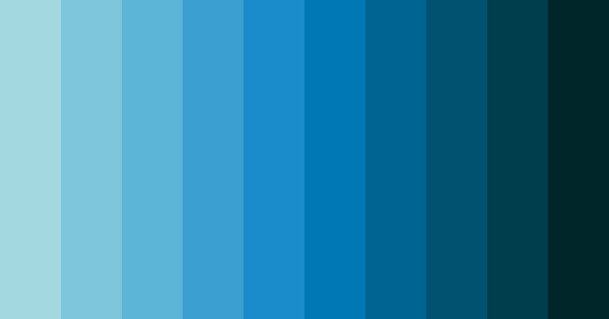 Download abyssal blue serenity color palette PNG image (landscape)