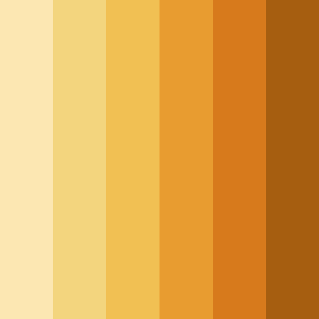 Download sunset harvest color palette PNG image (square)