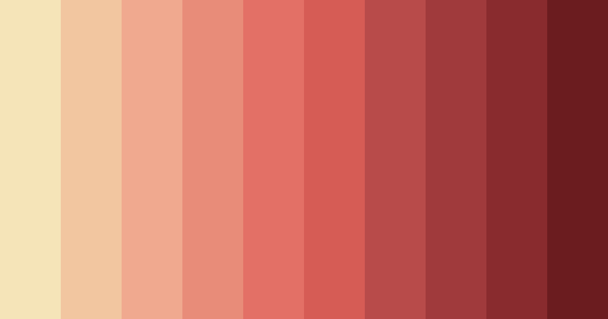 Download cozy red color palette PNG image (landscape)