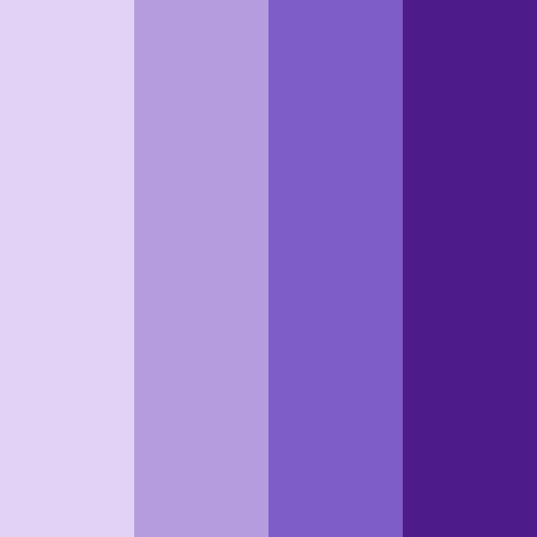 Download shades of violet color palette PNG image (square)