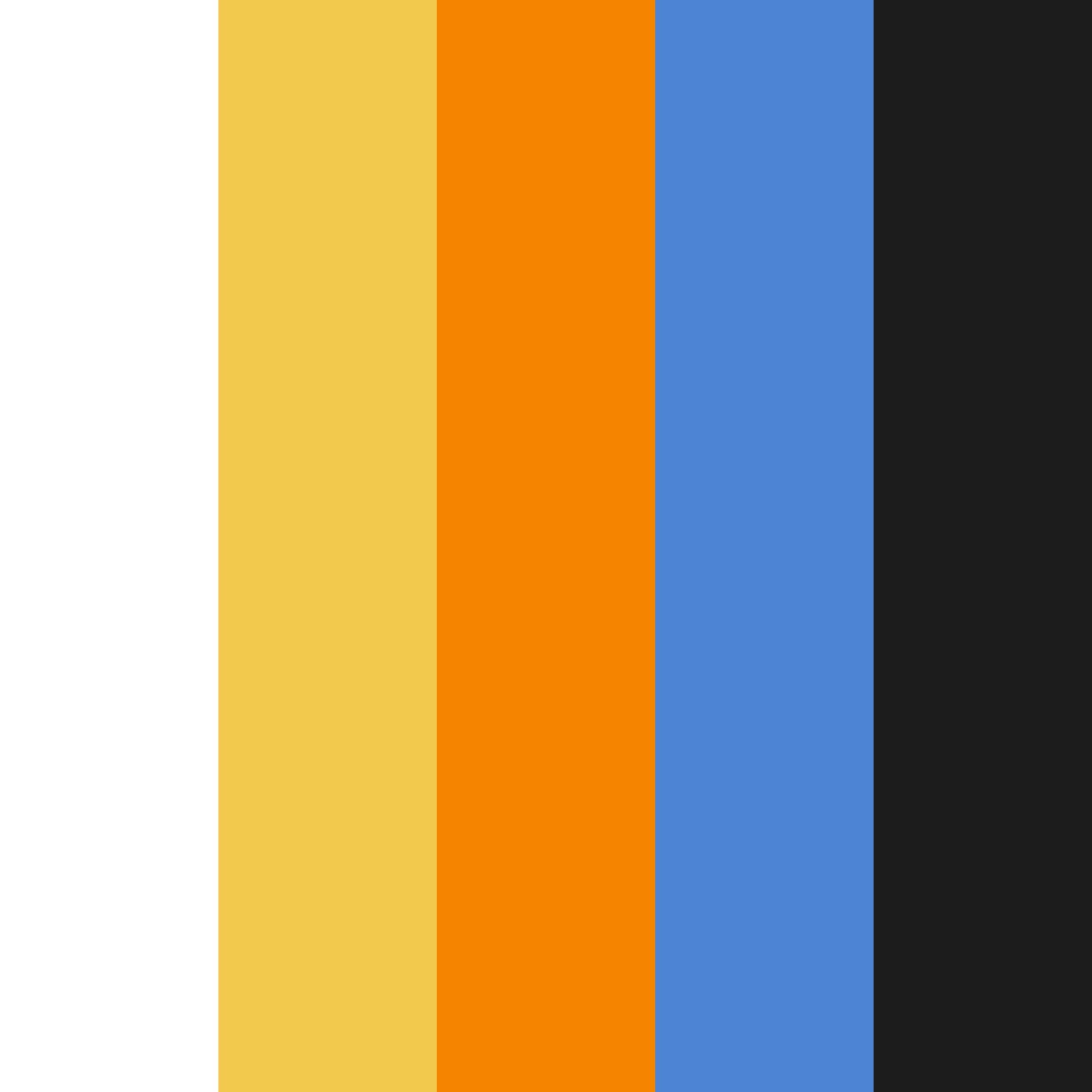 Download blue gold sunset color palette PNG image (square)