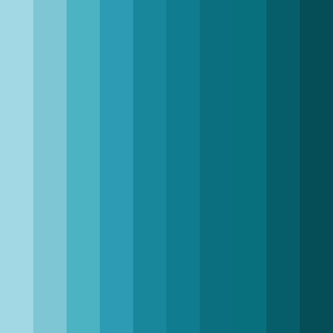 Download oceanic serenity color palette PNG image (square)