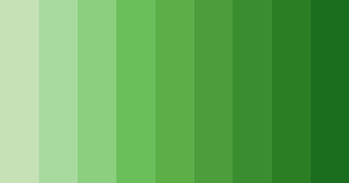 Download shades of grassland green color palette PNG image (landscape)