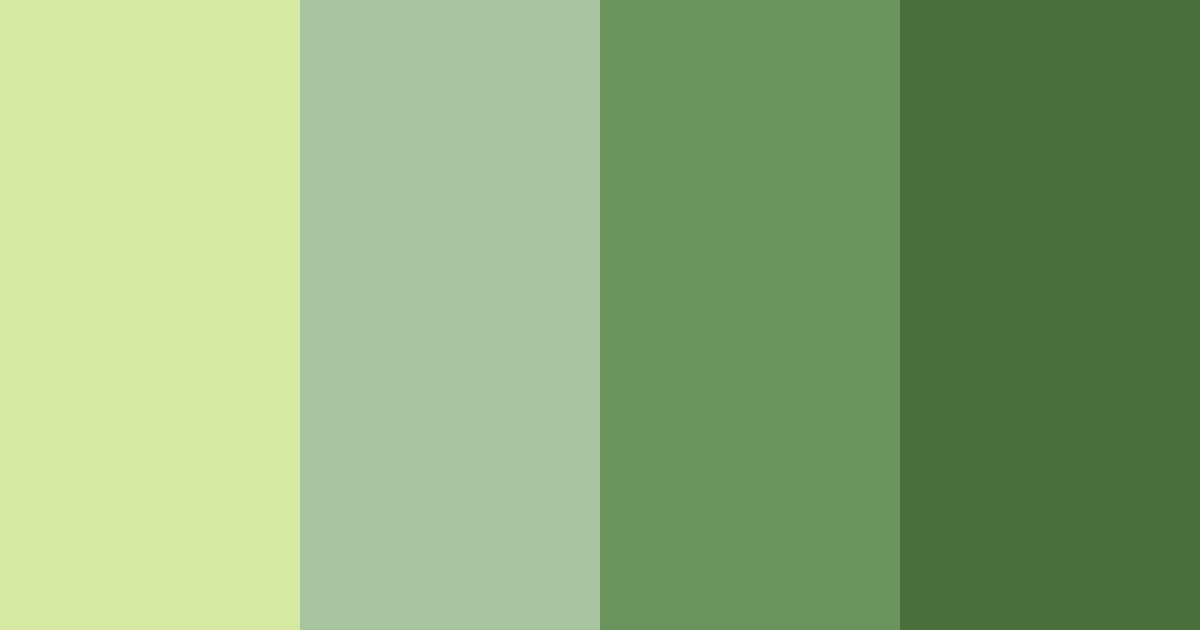 Download green grassland color palette PNG image (landscape)