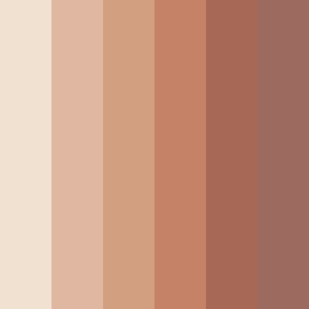Download earthy embrace color palette PNG image (square)